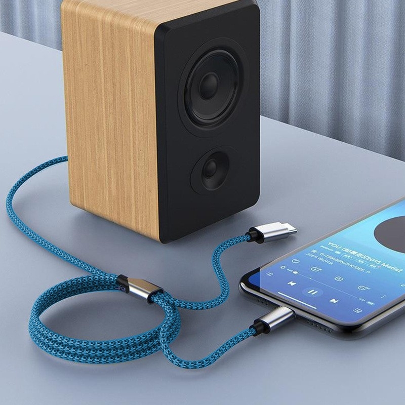 Dva u jednom AUX kabel 3,5 mm na Type-C za Apple uređaje i auto audio