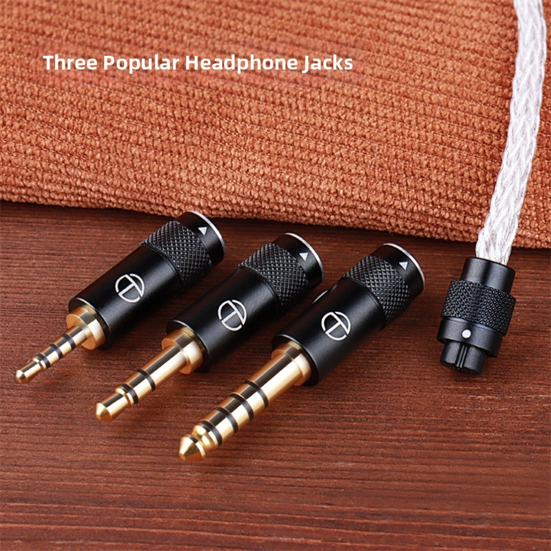 TRN T6 pro cablu audio cu nucleu din cupru placat cu argint, conductor din cupru fără oxigen, lungime 1,2 m, placare cu argint.