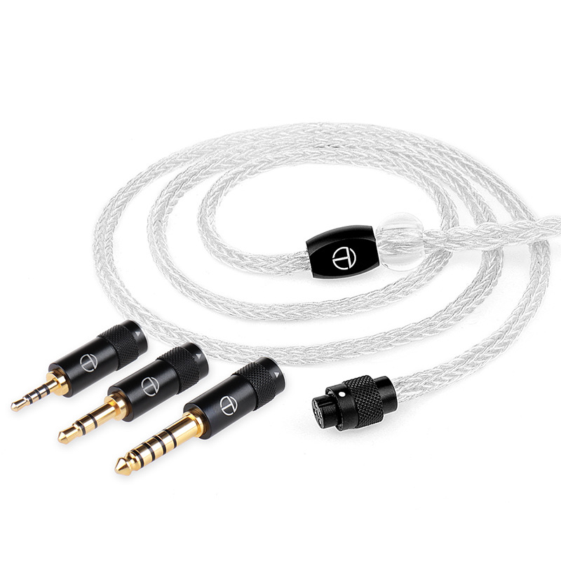 TRN T6 pro cablu audio cu nucleu din cupru placat cu argint, conductor din cupru fără oxigen, lungime 1,2 m, placare cu argint.