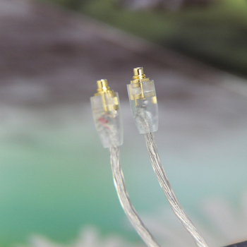 Slúchací kábel, 8‑vláknový meď pokovený striebrom, s mikrofónom, odnímateľný konektor