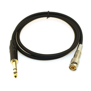 Green Special BNC na 6,35 mm zvukový kábel, 3-jadro signálu, zlaté konektory, Q9 adaptér, vodiče z bezkyslíkového meďe