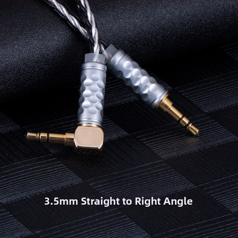 Bartok Dl01 AUX kábel do auta, 3,5 mm, samec–samec, strieborno potiahnuté meďné jadro, bezkyslíkatá meď vodič, ROHS certifikát