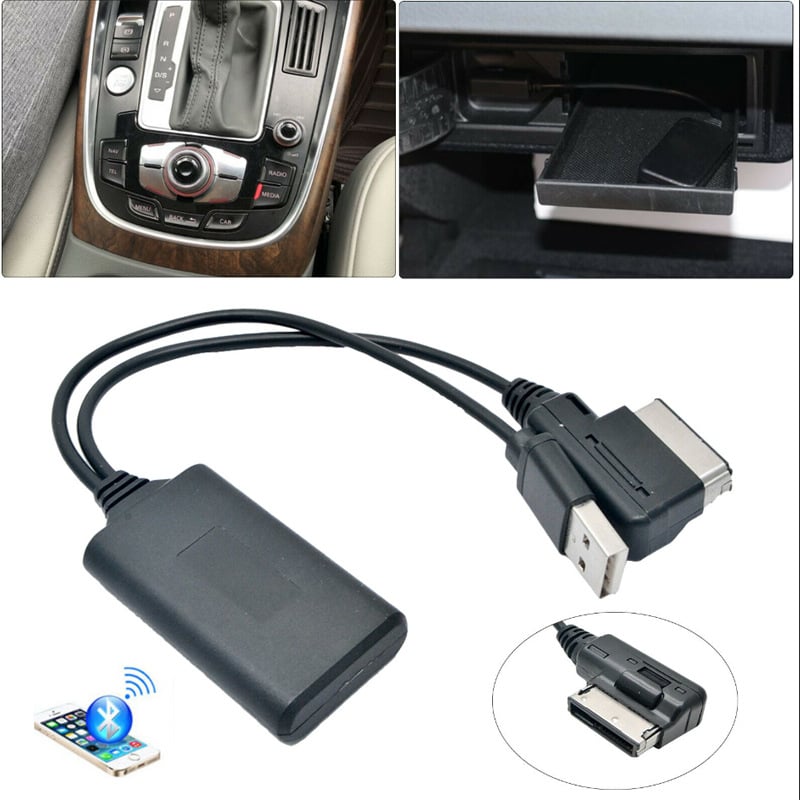 Cablu AMI USB Bluetooth pentru audio în mașină Audi (A4, A6, Q3, Q5, Q7) – linie audio; 5 Gbps; nucleu de cupru; cupru fără oxigen