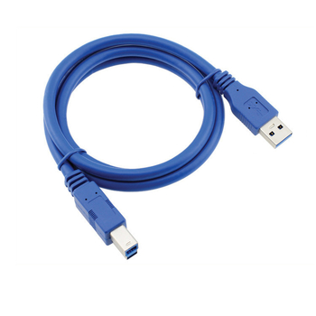 USB 3.0 printera kabelis, A–uz–B vīrietis, vara kodols 7/0.1 mm, PVC apvalks