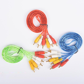 AV kabel, 3RCA na 3RCA, Lotus zaštićeni audio/video kabel za TV