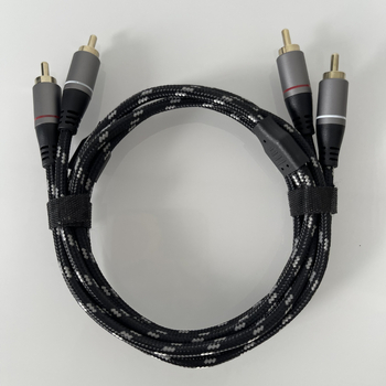 RCA audio kabel - zlatni kontakti, jezgro od čistog bakra, bakar bez kisika, model R019