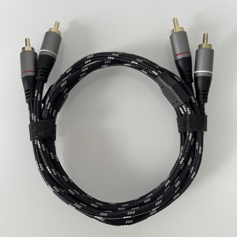 RCA audio kabel - zlatni kontakti, jezgro od čistog bakra, bakar bez kisika, model R019