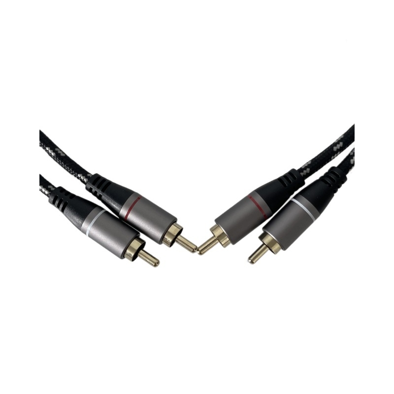 RCA audio kabel - zlatni kontakti, jezgro od čistog bakra, bakar bez kisika, model R019