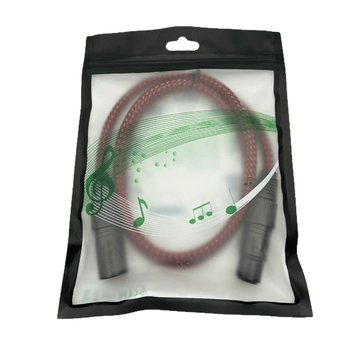 XLR audio kábel, samec–samica, stíněný, konektory zo zinkovej zliatiny, jadro CCA, RoHS