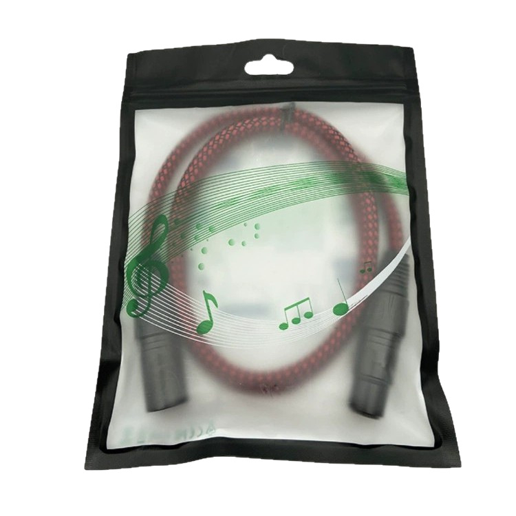 XLR audio kábel, samec–samica, stíněný, konektory zo zinkovej zliatiny, jadro CCA, RoHS