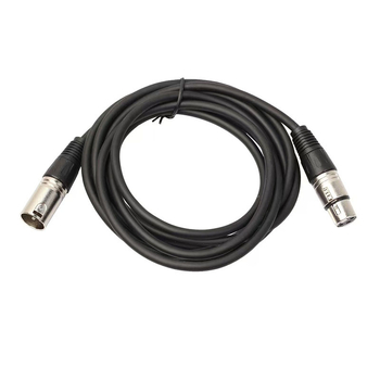 XLR kábel pre rozširovanie mikrofónu, samčie–samička, 3-jadrový, holý meďový vodič, oxigén-free meď, strieborná povrchová úprava