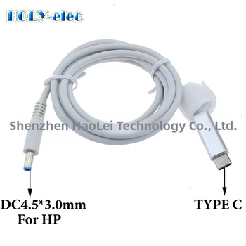 65W Type-C na DC kabel za punjenje, duljina 1,5 m, OEM proizvodnja, PE vrećica pakiranje
