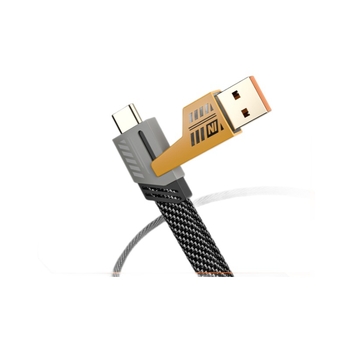 Kábel 4-v-1 pre rýchle nabíjanie a prenos dát, 65W, Lightning a USB-C, hliníková zliatina, dĺžka 0,5–2 m
