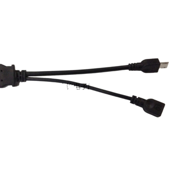 OTG microUSB kábel s USB napájaním, 1–2 rozdvojovač, rýchle nabíjanie, rozhranie 20831921288, vhodný pre smartfóny a tablety