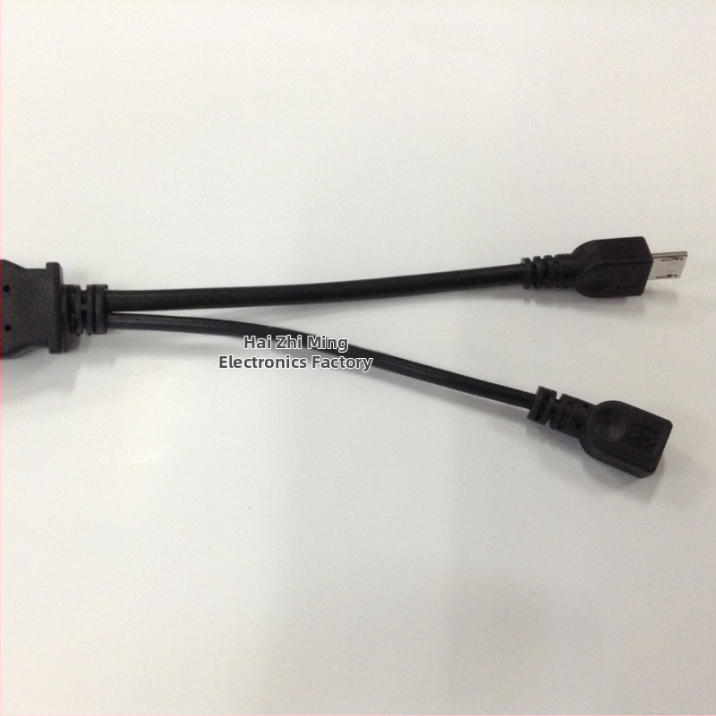 OTG microUSB kábel s USB napájaním, 1–2 rozdvojovač, rýchle nabíjanie, rozhranie 20831921288, vhodný pre smartfóny a tablety