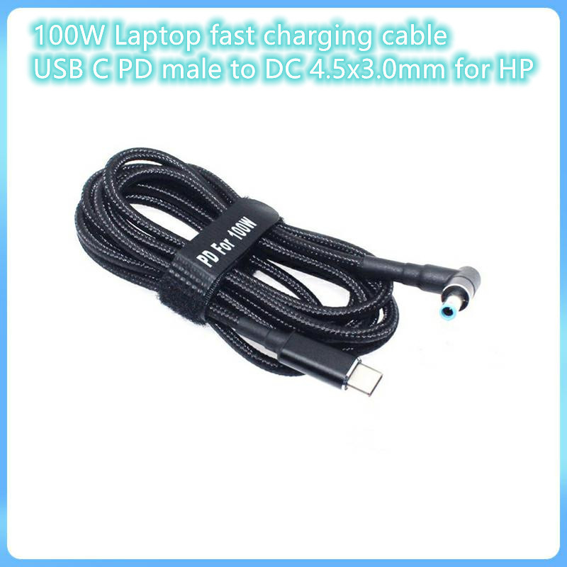 No Lianxin 100W Type-C na DC 4.5×3.0mm×0.6mm PD kabel za HP prijenosna računala