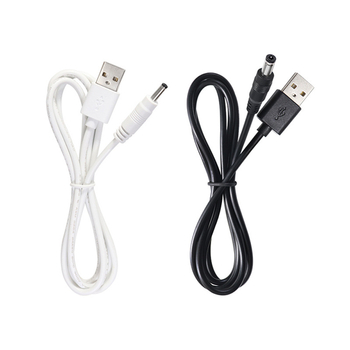 USB-tól DC-ig tápcsatlakozó kábel, rézmaggal, DC csatlakozó kerek lyukas, hossza 0,2–1 m, Bluetooth hangszóróhoz