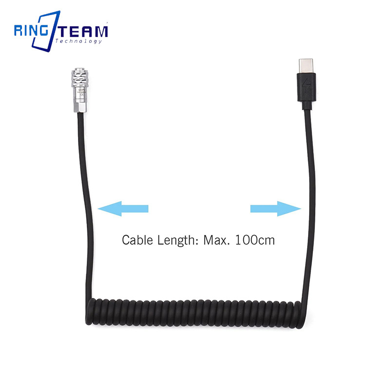 Καλώδιο παροχής USB-C προς BMPCC 4K/6K PD, συμβατό με BMPCC 4K/6K, γρήγορη φόρτιση USB PD, μήκος 1 μ., OEM και ιδιωτικής ετικέτας