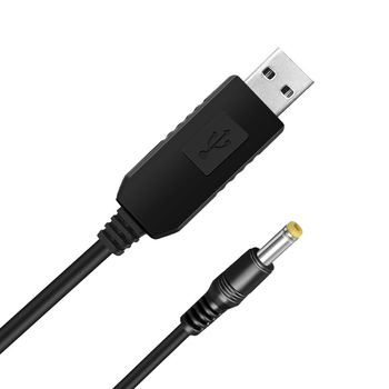 USB tápegység-emelő kábel 9V/12V, 1 m, routerhez, Tmall Genie-hez, LED-ekhez, kapcsolókhoz, walkie-talkie-hoz és hangrendszerhez (OEM)