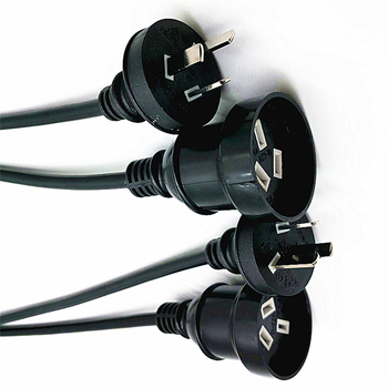 3-žilinis maitinimo kabelis pagal Australijos standartą, SAA, grynas varis, 10A