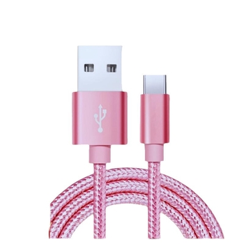 Lightning kábel s pleteným povrchom pre rýchle nabíjanie, PD podpora, nylon, 27W max