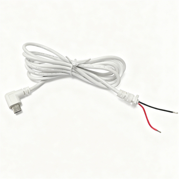 Micro USB kabel s 90° kutom Mk5P/M, čisto bakreno jezgro, napajajući kabel s pravim kutem