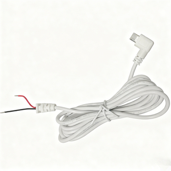 Micro USB kabel s 90° kutom Mk5P/M, čisto bakreno jezgro, napajajući kabel s pravim kutem