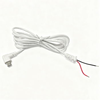 Micro USB kabel s 90° kutom Mk5P/M, čisto bakreno jezgro, napajajući kabel s pravim kutem