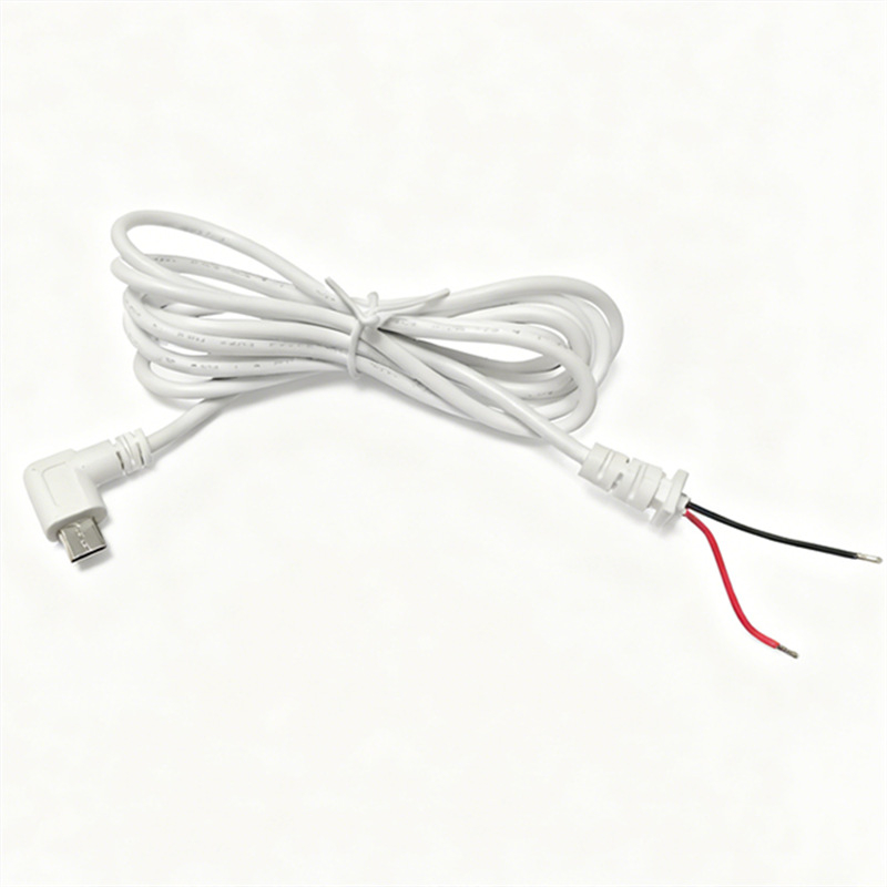 Micro USB kabel s 90° kutom Mk5P/M, čisto bakreno jezgro, napajajući kabel s pravim kutem