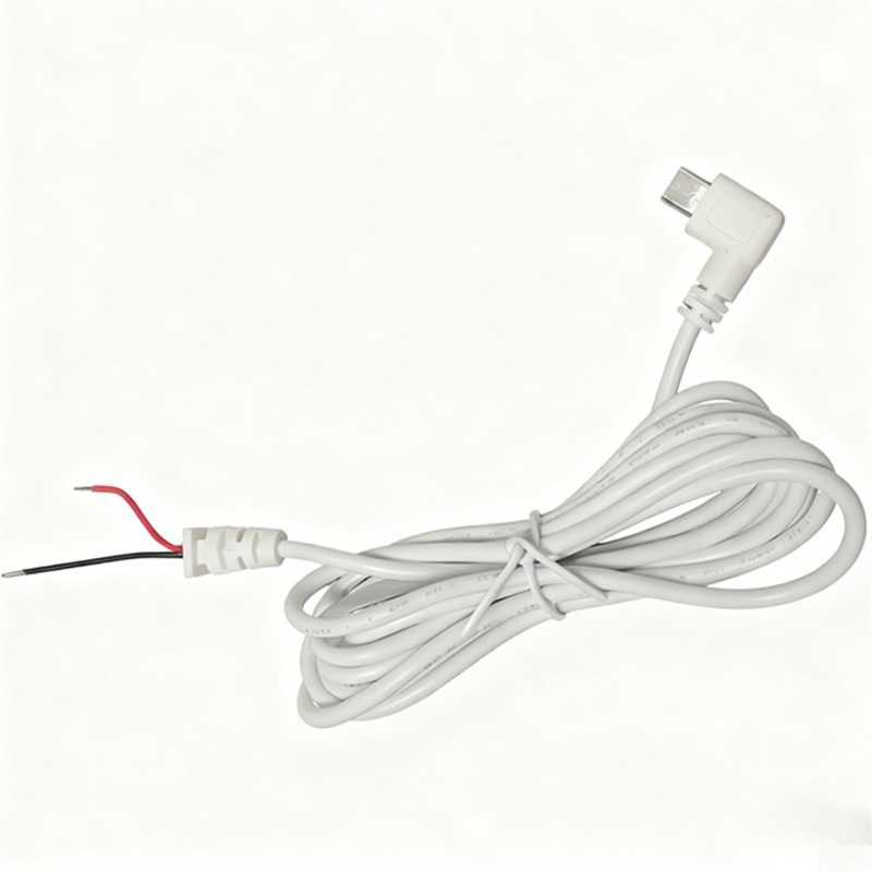 Micro USB kabel s 90° kutom Mk5P/M, čisto bakreno jezgro, napajajući kabel s pravim kutem