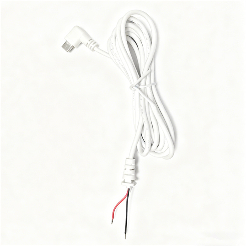 Micro USB kabel s 90° kutom Mk5P/M, čisto bakreno jezgro, napajajući kabel s pravim kutem