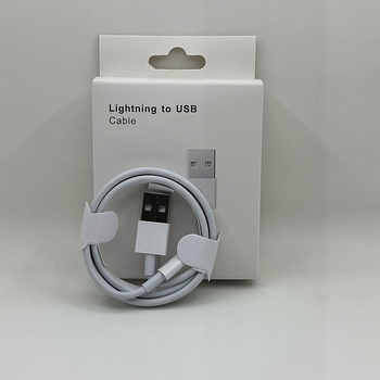 Line General Apple Lightning USB nabíjací a dátový kábel s rýchlym nabíjaním, 10W, TPE, jeden konektor