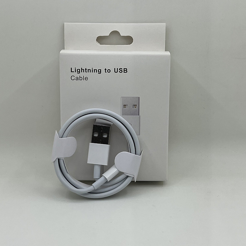 Line General Apple Lightning USB nabíjací a dátový kábel s rýchlym nabíjaním, 10W, TPE, jeden konektor