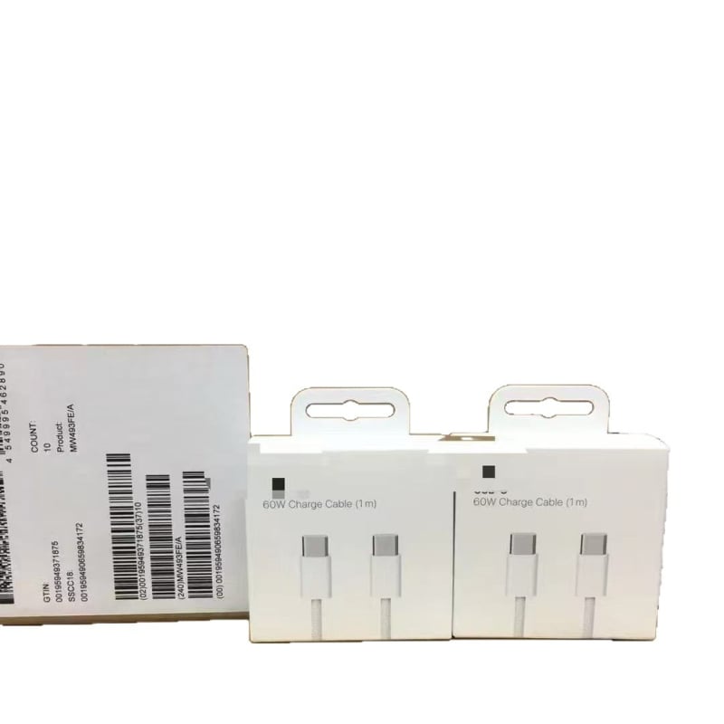 ORG καλώδιο USB-C για iPhone 15, πλεκτό – 60W γρήγορη φόρτιση, Type-C σε Type-C