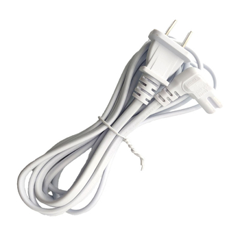 Maitinimo laidas pagal nacionalinį standartą, varinis kištukas, 2 poliai, PVC izoliacija; 3C sertifikatas: 2025010204816591