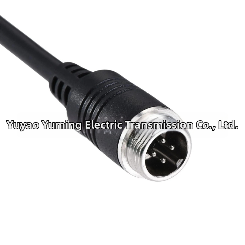 4 brandu GX12 automobilių vaizdo kabelis, 75 Ω, 1080P kamera – plėtiniu kabelis