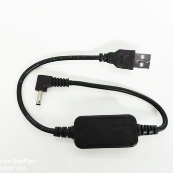 USB-DRE12 USB 5V–12V boost kabel, duljina 0,35 m, 3,5 mm ugaoni konektor, za Canon fotoaparate