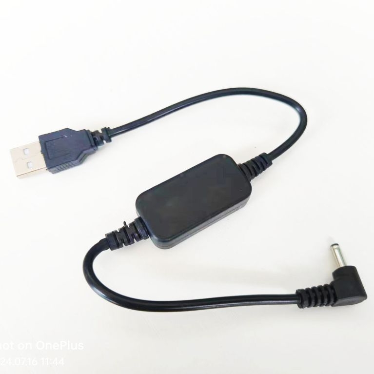 USB-DRE12 USB 5V–12V boost kabel, duljina 0,35 m, 3,5 mm ugaoni konektor, za Canon fotoaparate
