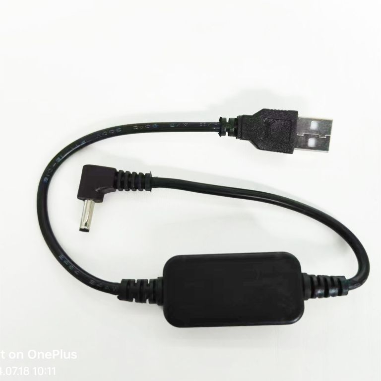 USB-DRE12 USB 5V–12V boost kabel, duljina 0,35 m, 3,5 mm ugaoni konektor, za Canon fotoaparate