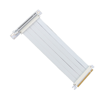 Cablu de extindere PCIe 4.0 pentru placă video, înaltă viteză, soclu la 90 de grade pentru montaj vertical, sudură pe un singur rând, compatibil cu carcase ATX
