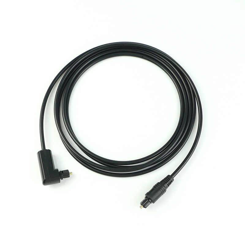 Cablu optic Toslink pătrat, conectori placate cu aur, nucleu PMMA, pentru televizor și difuzoare