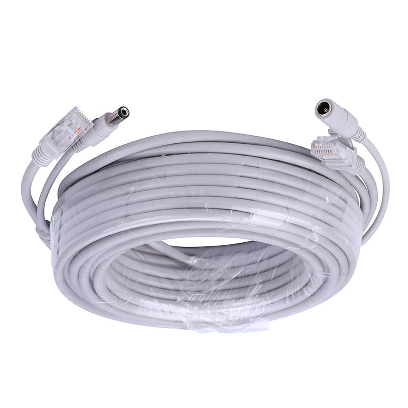 Xiongmai Jufeng RJ45 дебел DC захранван интегриран външен водоустойчив мрежов кабел