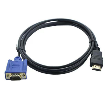 HDMI uz VGA adaptera kabelis – HDMI vīrietis uz VGA vīrietis, vara pārklāta tērauda kodols, sakausējuma vads, 2023 izlaišana