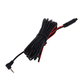 Paplašināšanas kabelis automobiļu DVR un atpakaļskata kamerai – 15 m garums, barošanas kabelis, tērauda vads kodols, vara vadītājs