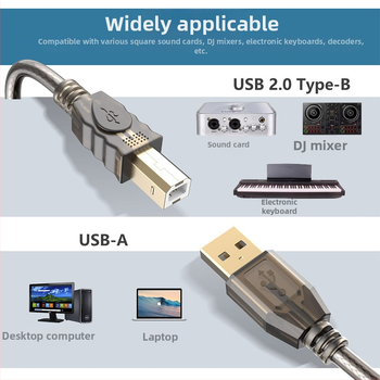 VERKINCY V023 USB kabel za podatke, pozlaćeni kontakti, bakreno jezgro, bez kisika bakar, za digitalne uređaje