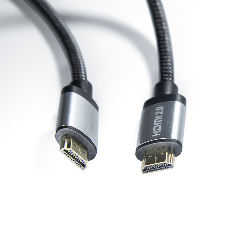 GLINK HDMI 2.0 4K kabelis ar metāla korpusu un pletena režģa dizainu audio-video lietošanai