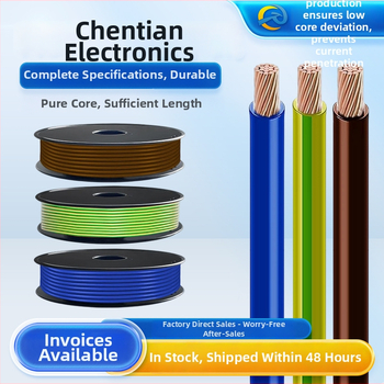 Chen tian H07V-K Egyszeres magú, rugalmas rézvezeték PVC-s szigeteléssel, VDE tanúsítvánnyal, belső elektromos berendezésekhez