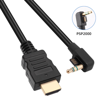 Xiangqirui PSP2000/3000 HDMI kabel PSP konsolē un TV, 1080P, vara kodols, PVC izolācija