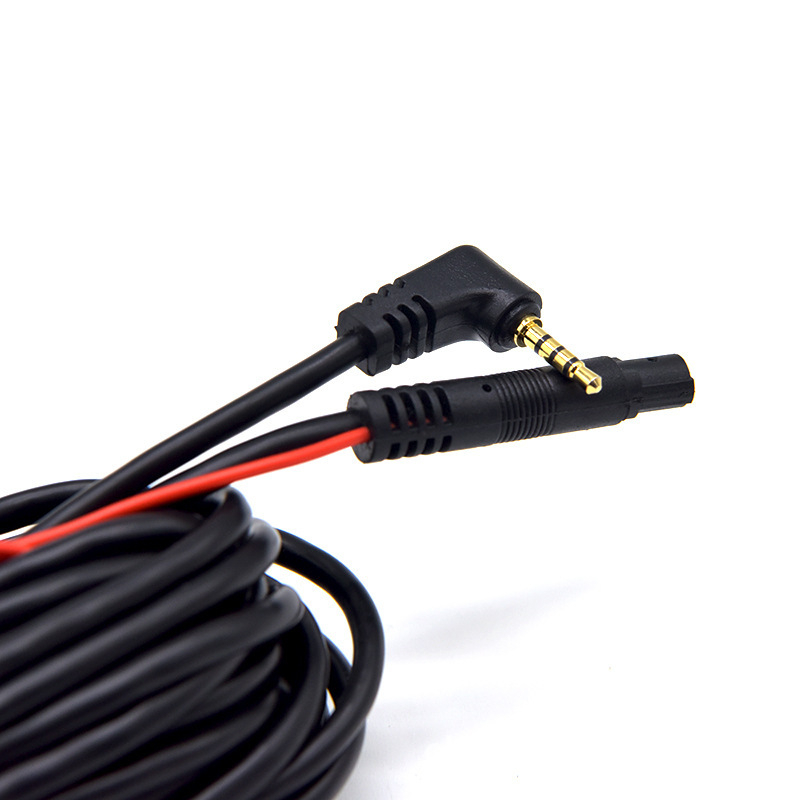 Aizmugurējā kameru kabelis automašīnas reģistratoram, 2.5 mm, 4-pin, paplašināšanas kabelis, pielāgojams, -20 līdz 80°C, zīmols Che yijia
