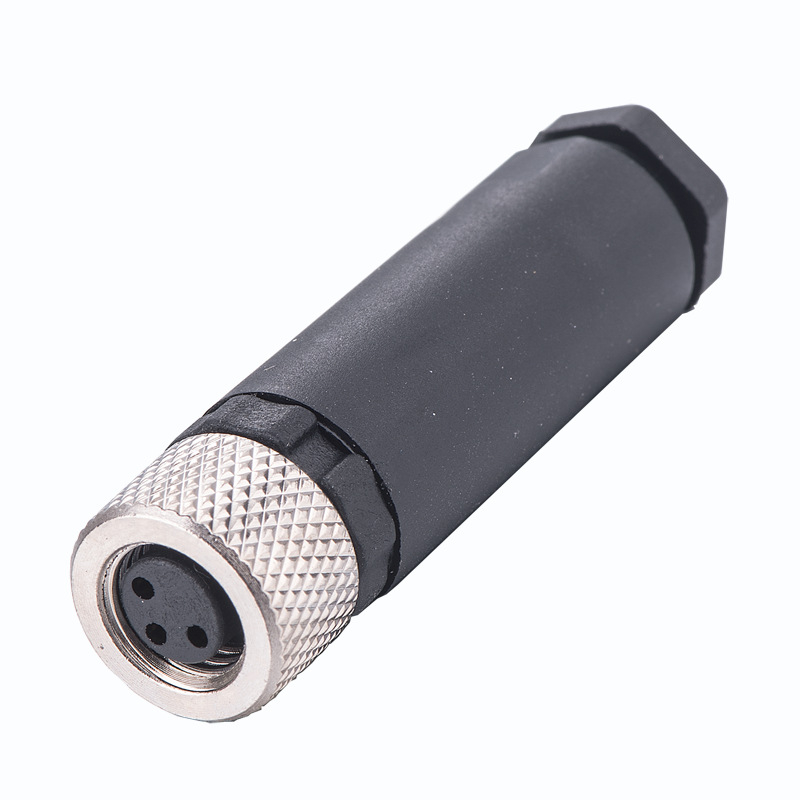 M8 kružni vodootporni konektor, 3 vodova, muški i ženski priključak, industrijski senzorni priključak